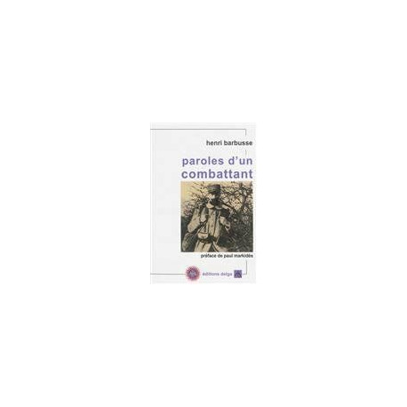 Paroles d'un combattant