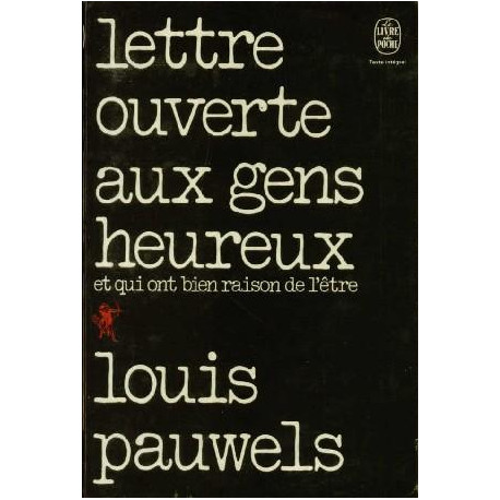 Lettre ouverte aux gens heureux et qui ont bien raison de l'être