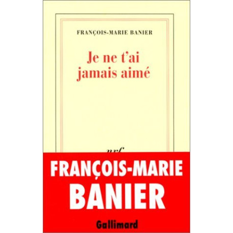 Je ne t'ai jamais aimé