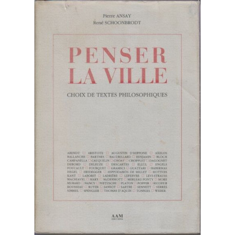 PENSER LA VILLE