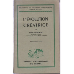 L'evolution creatrice