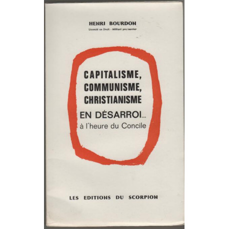 Capitalisme communisme christianisme en désarroi à l'heure du concile