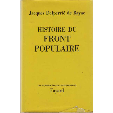 Histoire du Front populaire