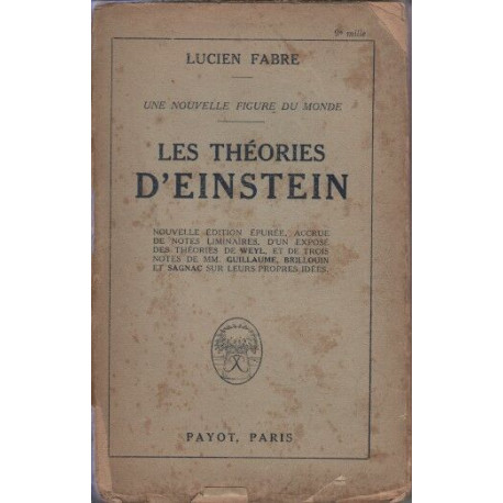 Les theories d'Einstein