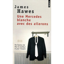 Une Mercedes blanche avec des ailerons