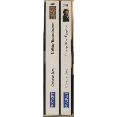 COFFRET TOUTANKHAMON ET CHAMPOLLION 2 VOL : T.1 AFFAIRE...