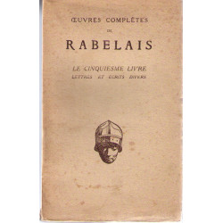 Le cinquiesme livre lettres et ecrits divers