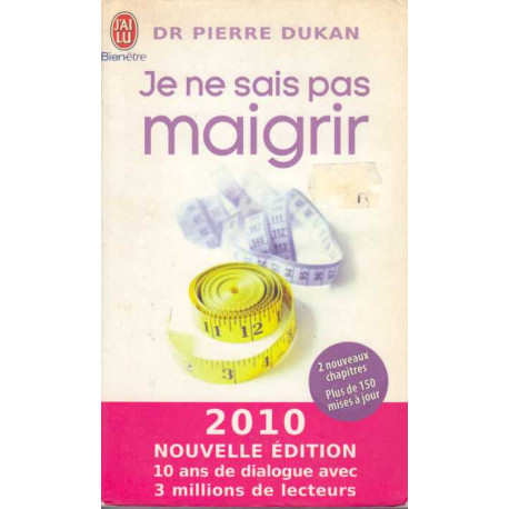 Je ne sais pas maigrir