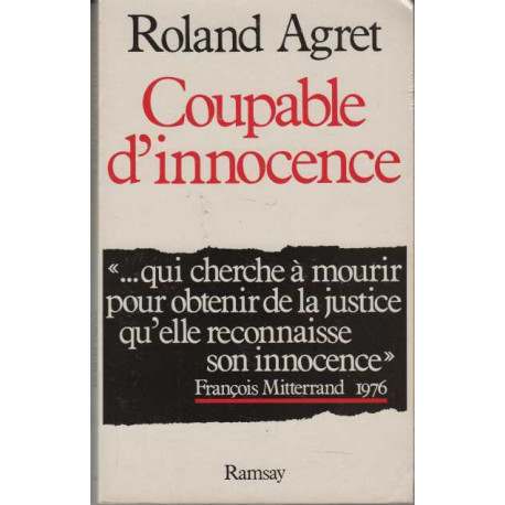 Coupable d'innocence