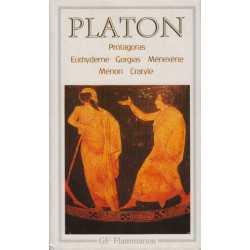 Protagoras Euthydème Gorgias Ménexène Ménon Cratyle