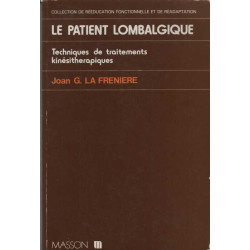 Le patient lombalgique/ techniques de traitements kinesitherapiques
