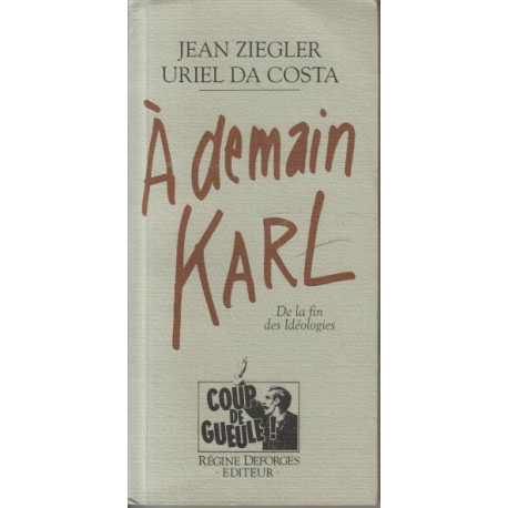 A demain Karl