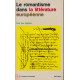 Le romantisme dans la litterature europeenne
