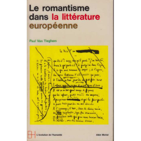 Le romantisme dans la litterature europeenne