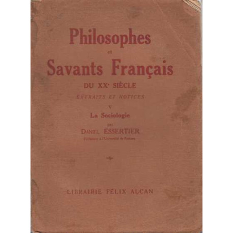 Philosophes et savants francais du xxe siecle