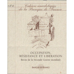 Cahiers anecdotiques de la banque de france numero 6