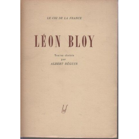 Leon bloy le cri de la france