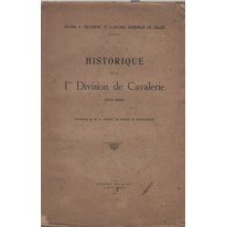 Historique de la 1er division de cavalerie 1914-1918
