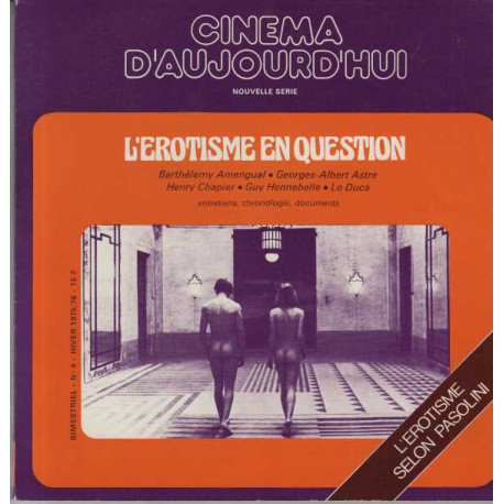Cinéma d'Aujourd'hui n°4 L'érotisme en question