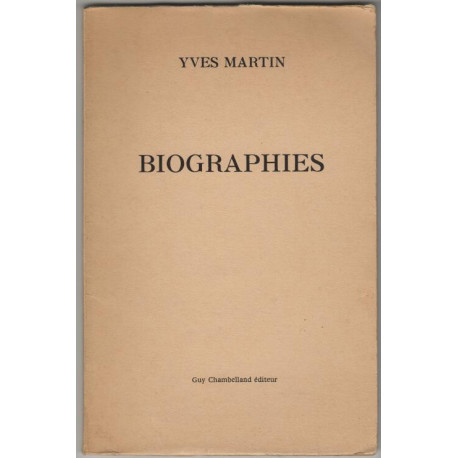 Biographies