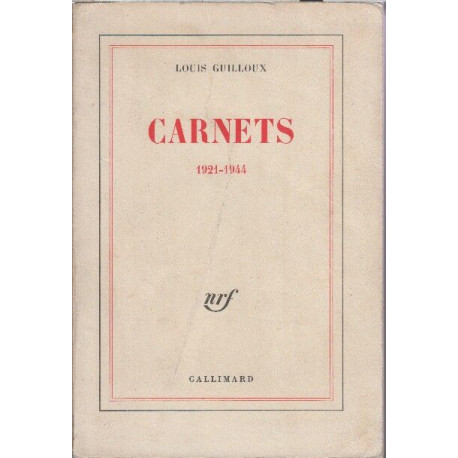 Carnets 1921-1944