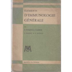 Elements d'immunologie generale