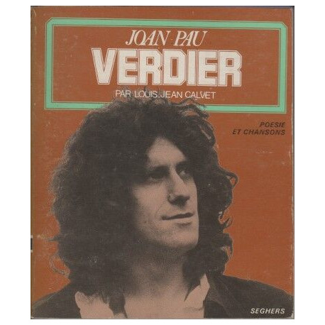 Joan pau verdier - Poésies Et Chansons