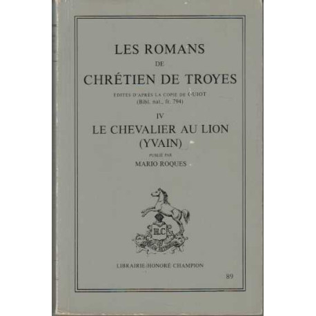 Le chevalier au lion ( Yvain)