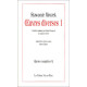 Oeuvres diverses tome 1 : Oeuvres complètes volume 11 : Journal...