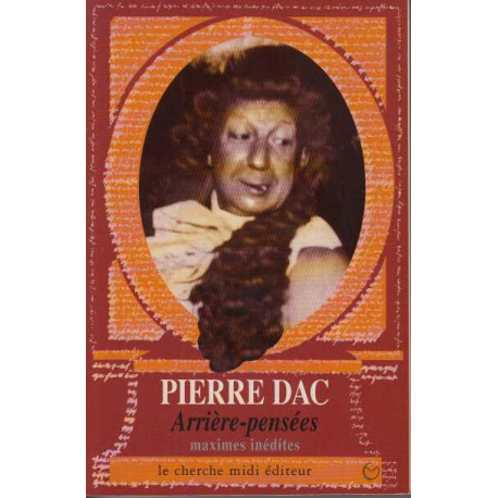 Arrières-pensées maximes inédites