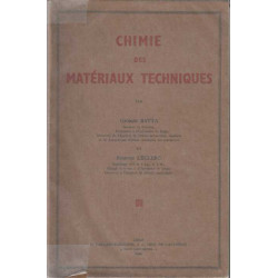 Chimie des materiaux techniques