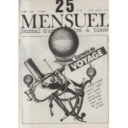 25 mensuel numero 53 octobre 1981 carnets de voyage 2