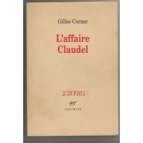 L'affaire Claudel (L'infini)