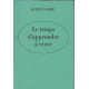 Le temps d'apprendre a vivre