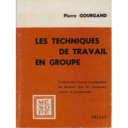 Les techniques de travail en groupe