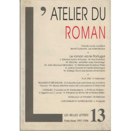 L'atelier du roman n.13
