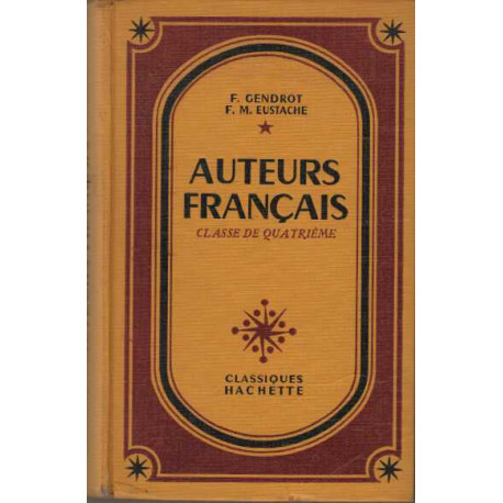 Auteurs francais classe de quatrieme