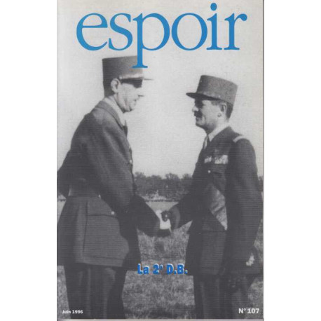 Espoir numero 107 juin 1996 la 2e DB