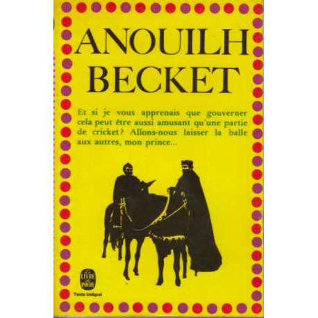 Becket ou L'honneur de Dieu