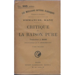Critique de la raison pure