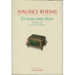 En tous mes états: Entretiens avec François Duret-Robert