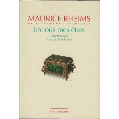En tous mes états: Entretiens avec François Duret-Robert