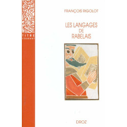 Les Langages De Rabelais (Titre Courant Band 6)