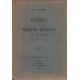 Lettres à Madame Bulteau
