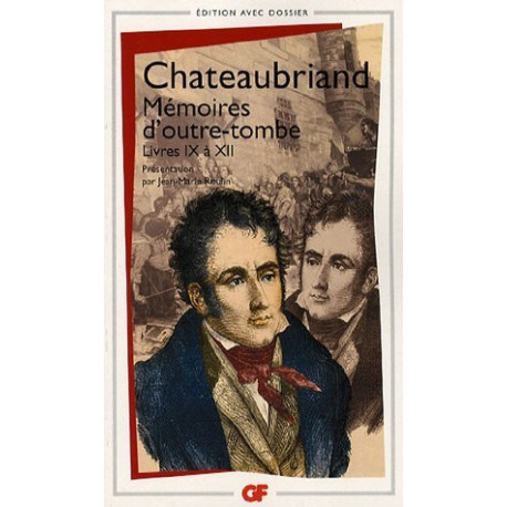 Mémoires d'outre-tombe : Livres 9 à 12