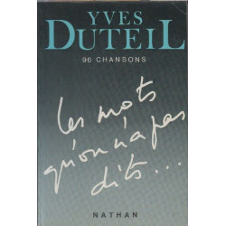Les mots qu'on n'a pas dits 96 chansons