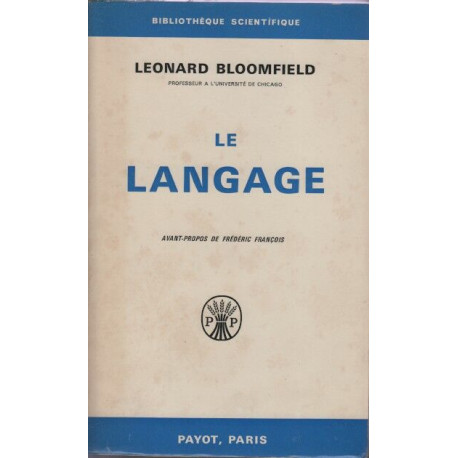 Le langage
