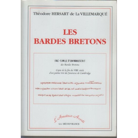 Les bardes bretons