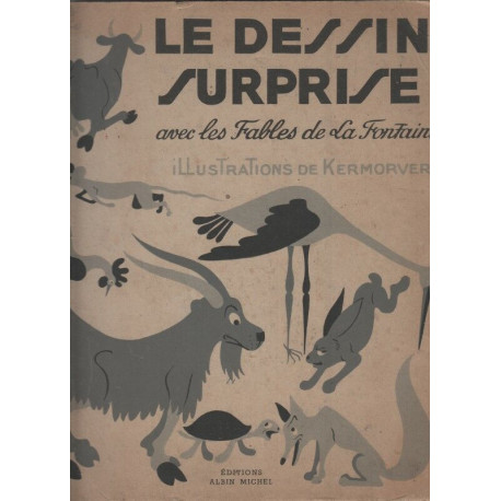 Le dessin surprise avec les fables de la Fontaine illustrations de...