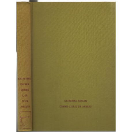 Comme l'or d'un anneau